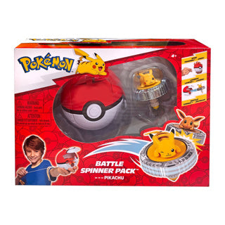 Jazwares pokémon battle spinner game - pikachu pokéball