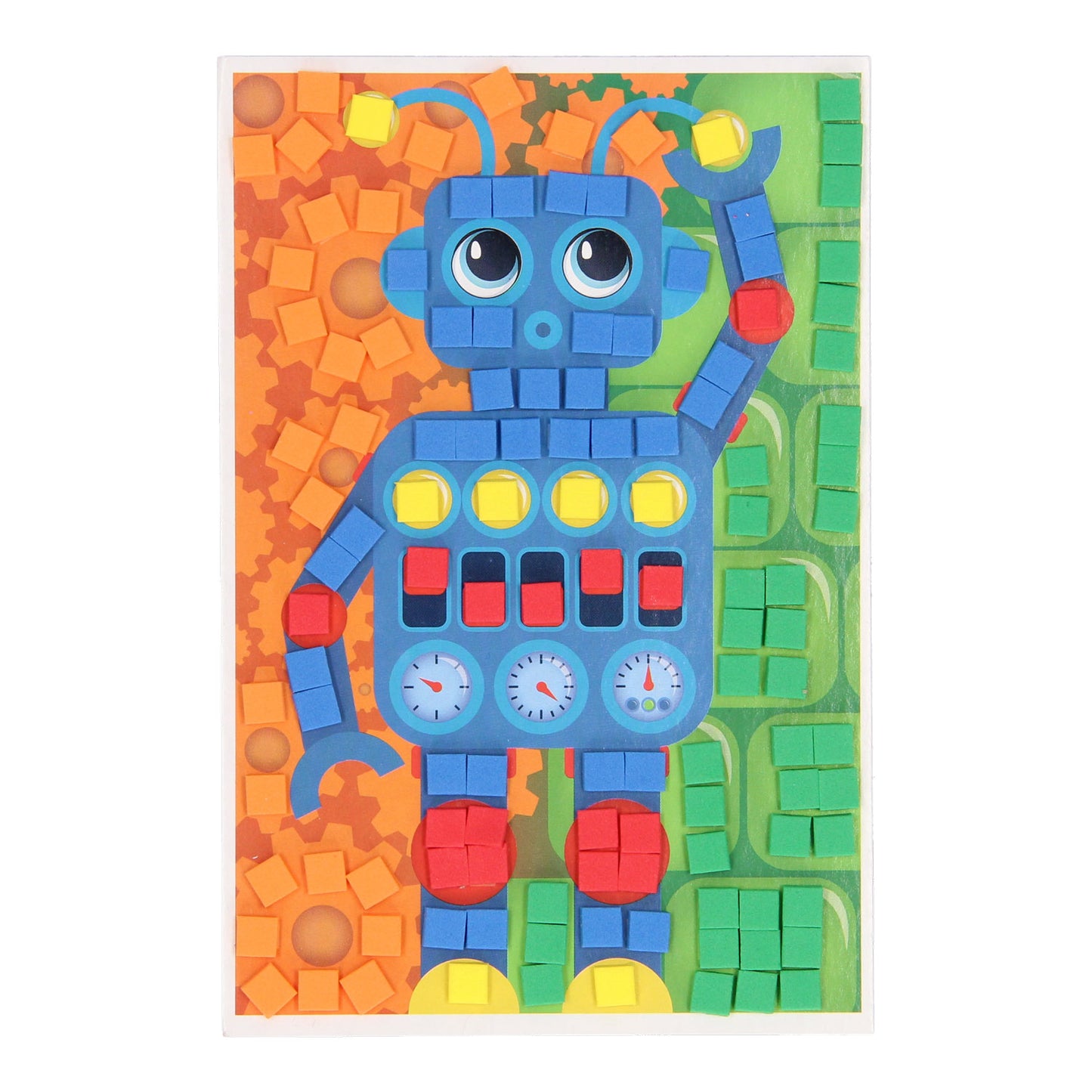 Maak je eigen mozaïekrobot