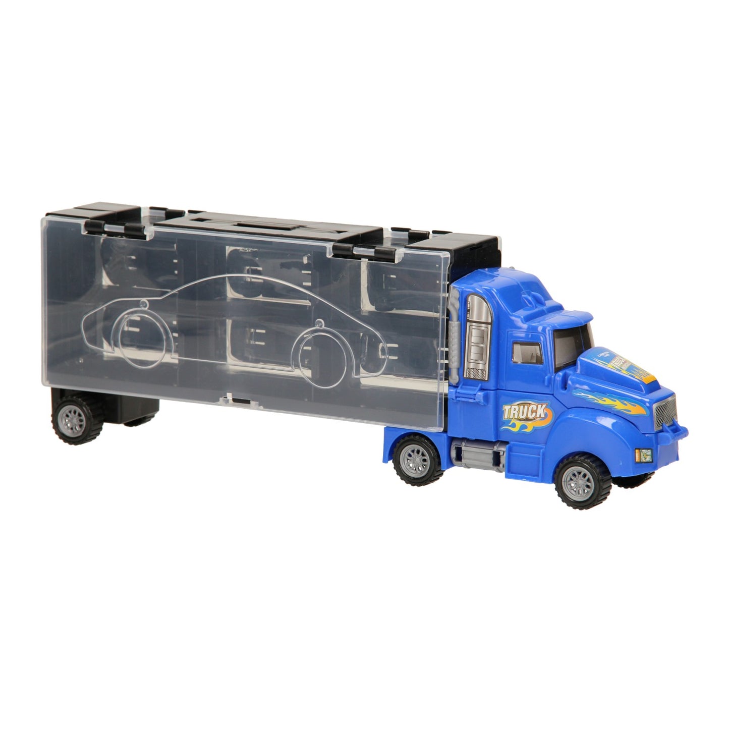 Lobbes speelgoed bv opberg autotransporter - blauw