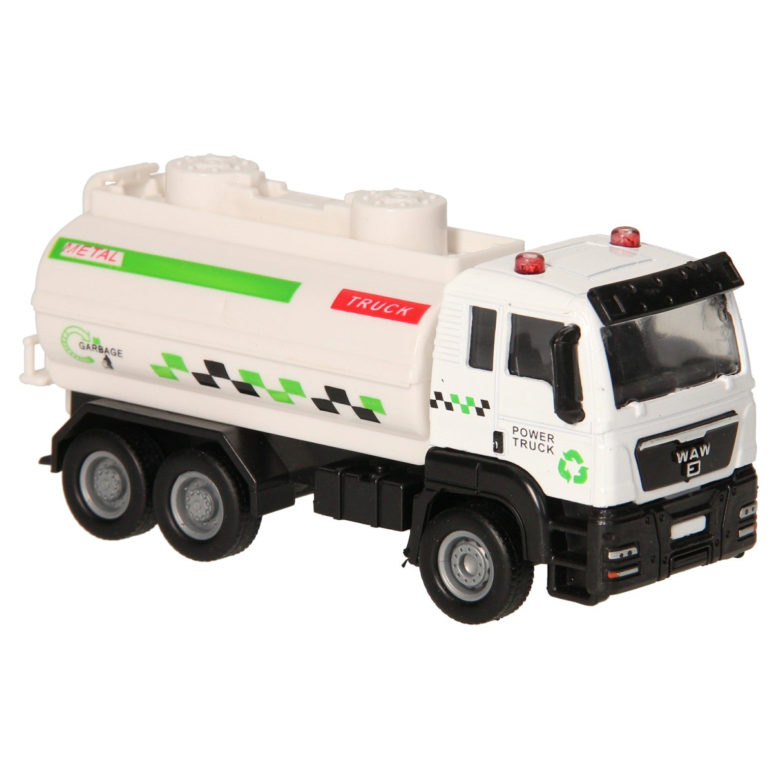 Die-cast gemeentewerken - recyclewagen