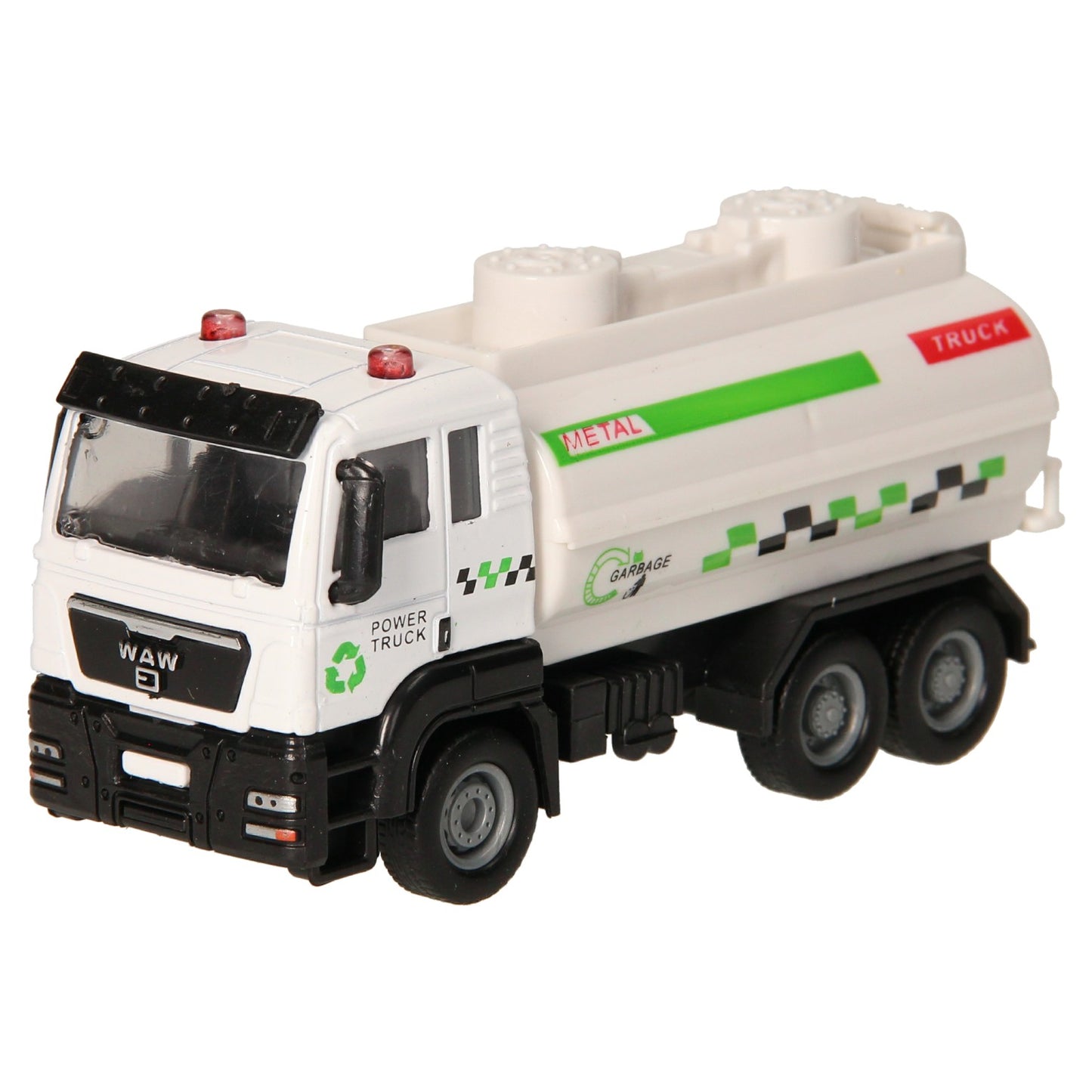 Die-cast gemeentewerken - recyclewagen