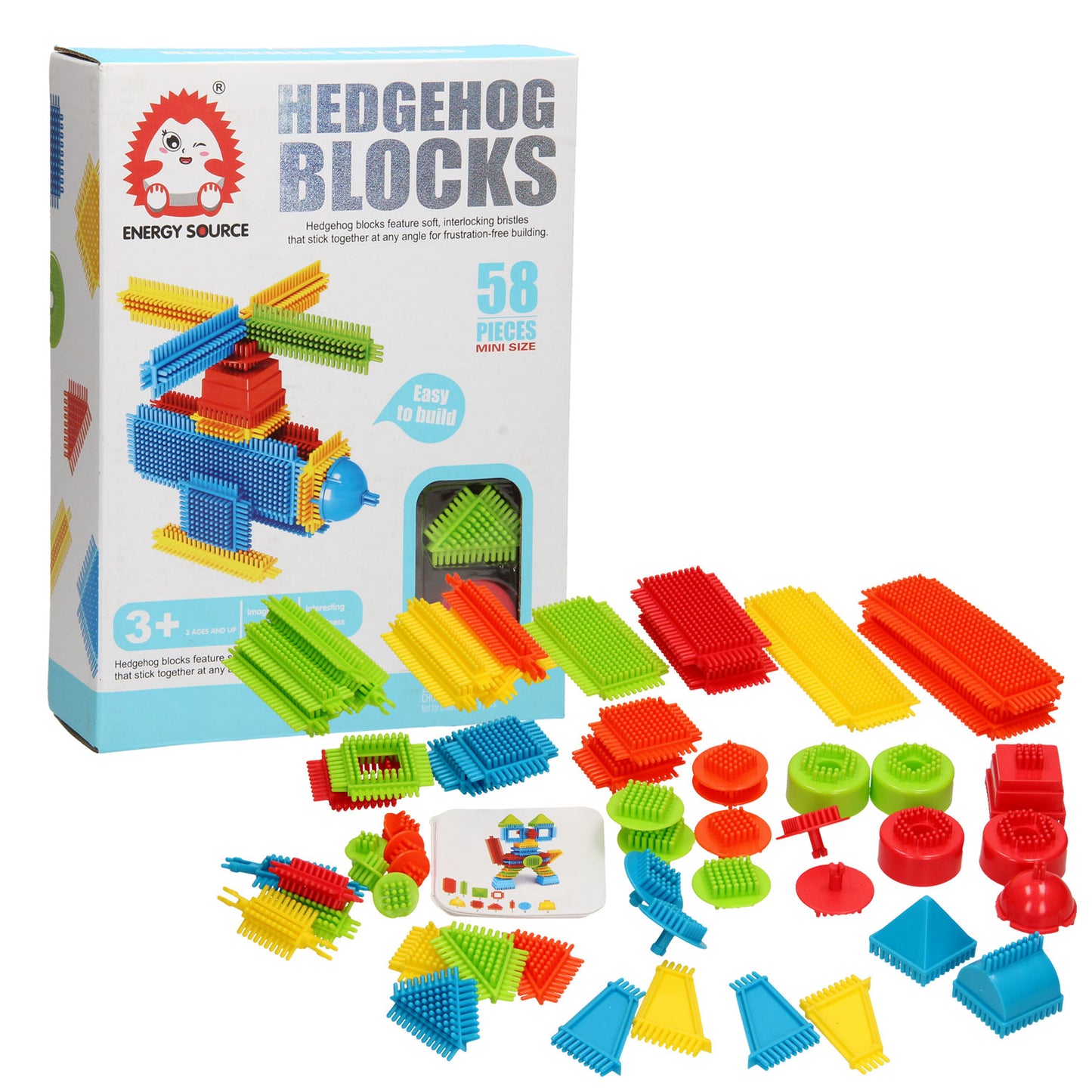 Bristle blokken, 58dlg.