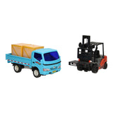 Heftruck met Laadwagen - afbeelding 2