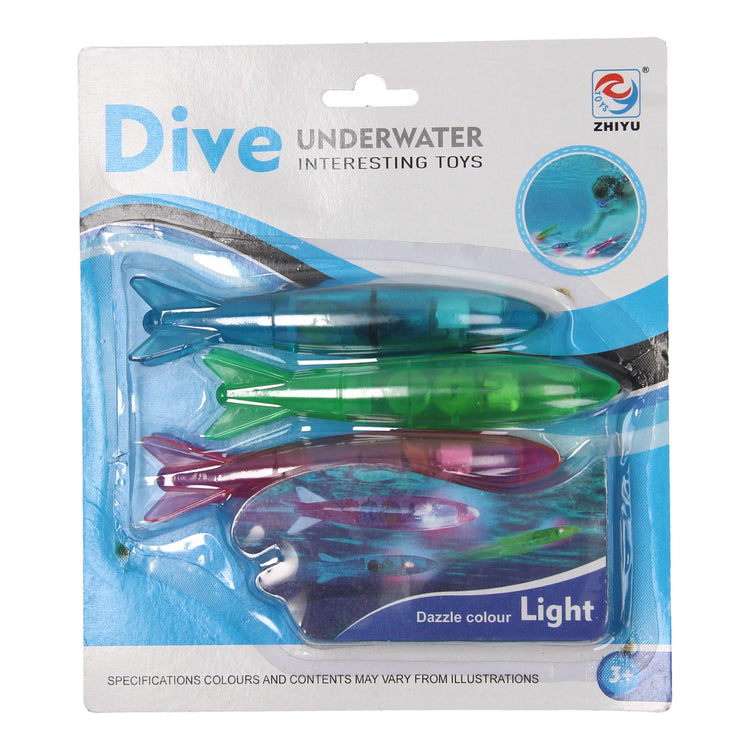 Duiktorpedo's met licht, 3st.