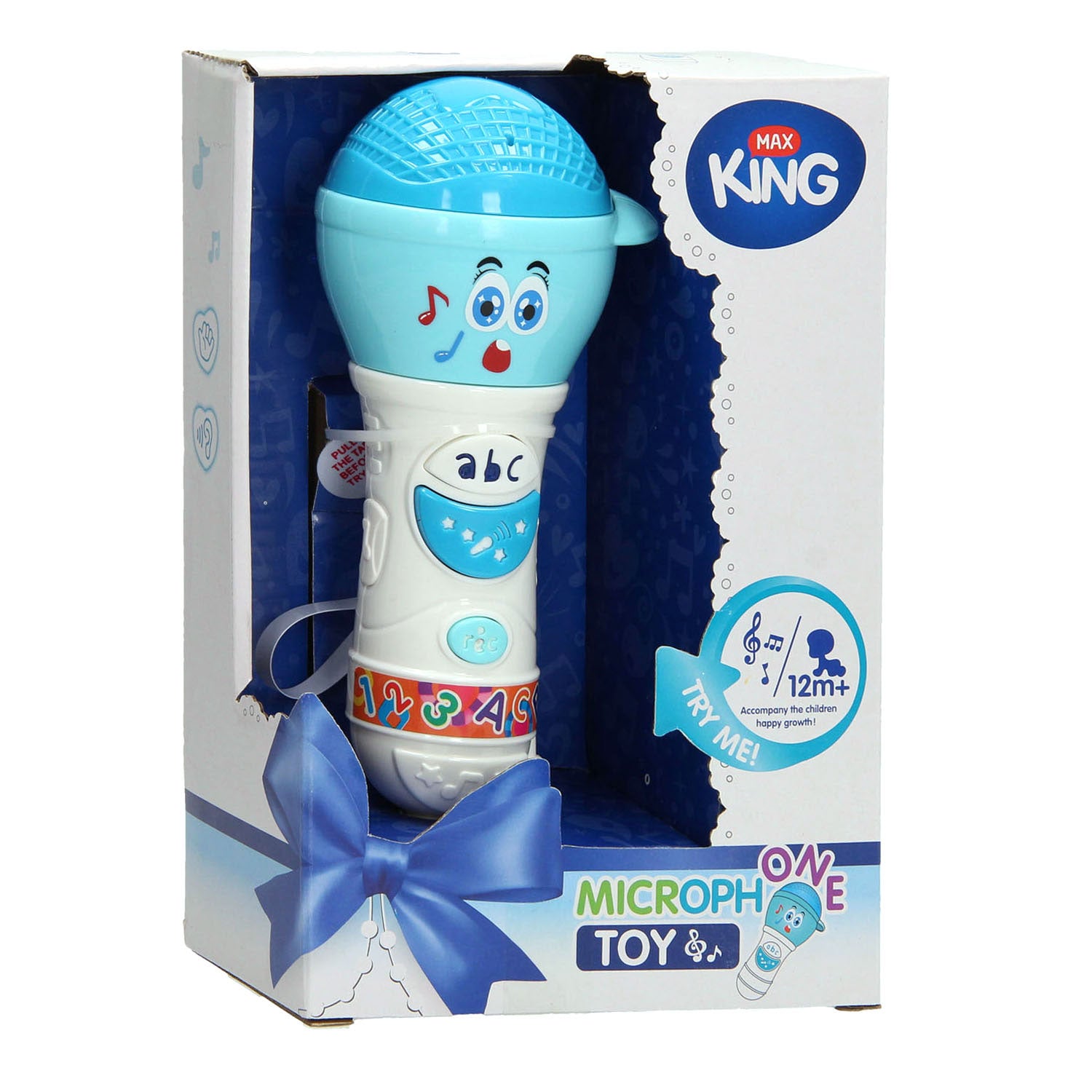 Peuter microfoon blauw