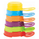 Stapelbekers met handvat, 6dlg.