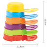 Stapelbekers met handvat, 6dlg.
