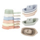 Lobbes badbekers en badbootjes pastel