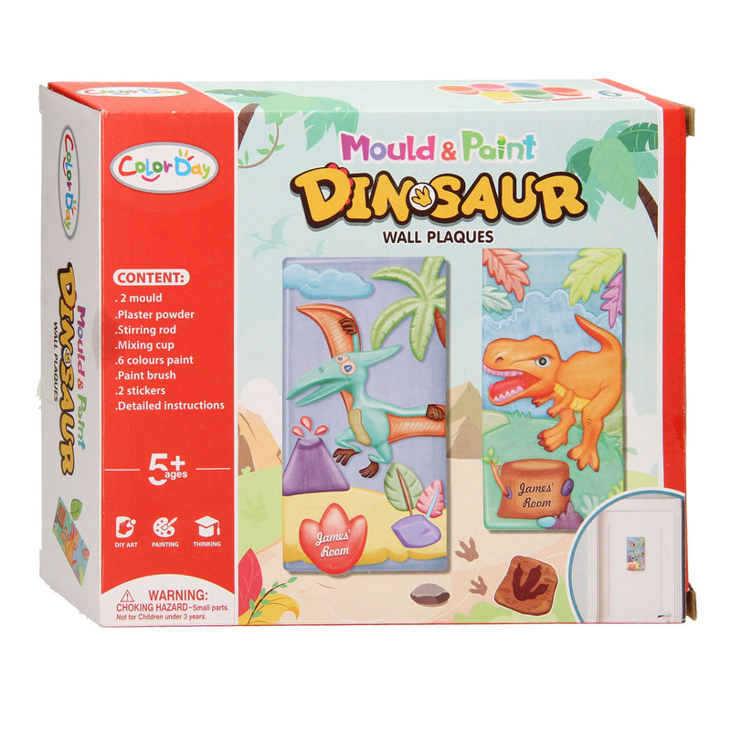 Gips gieten koelkast magneten dino