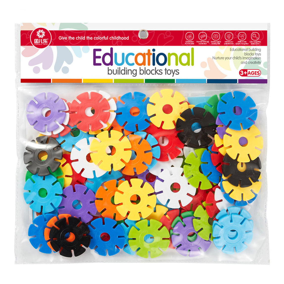 Bouwschijfjes groot, 78dlg.