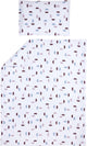 Meyco baby shapes dekbedovertrek ledikant - lilac - 100x135cm