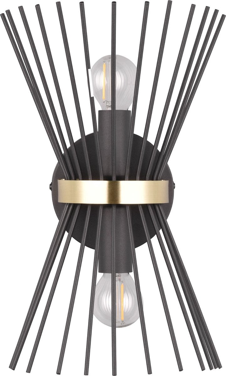 Rl live your light reality rod wand lamp - zwart goud