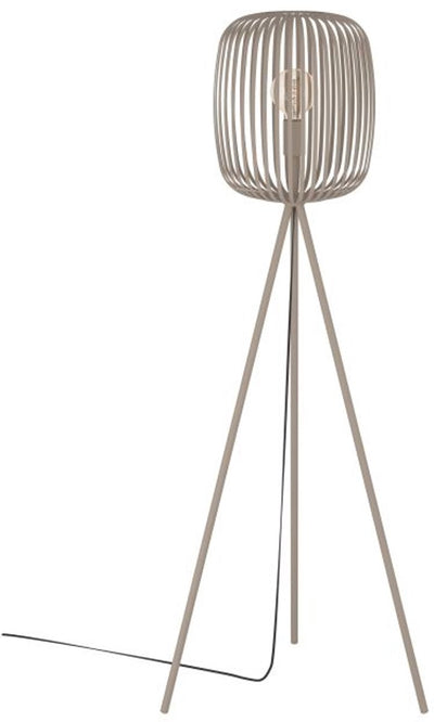 Eglo romazzina vloerlamp - e27 - 140 cm - zandkleur