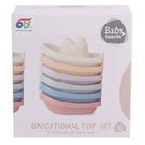 Lobbes speelgoed bv badbootjes pastel, 6dlg. - afbeelding 2