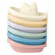 Badbootjes pastel, 6dlg.