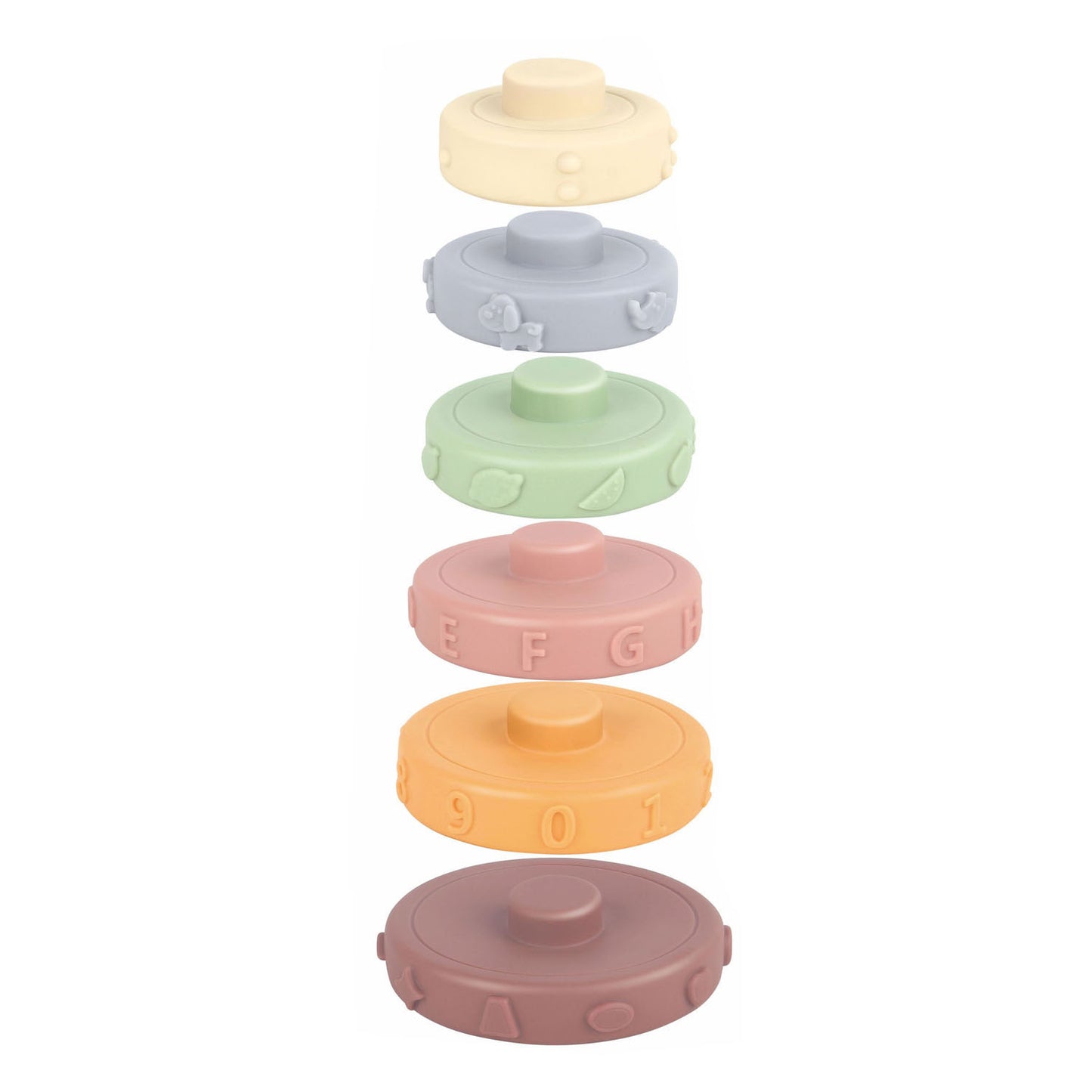 Baby stapeltoren pastel