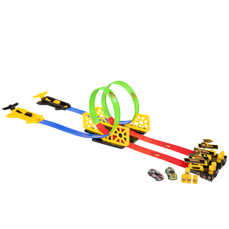 Duel lanceerset loopings racebaan