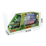 Dino transporter met auto's groen - afbeelding 2