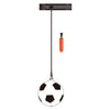 Voetbaltrainer aan koord