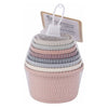 Lobbes waterval bekers pastel, 8dlg.
