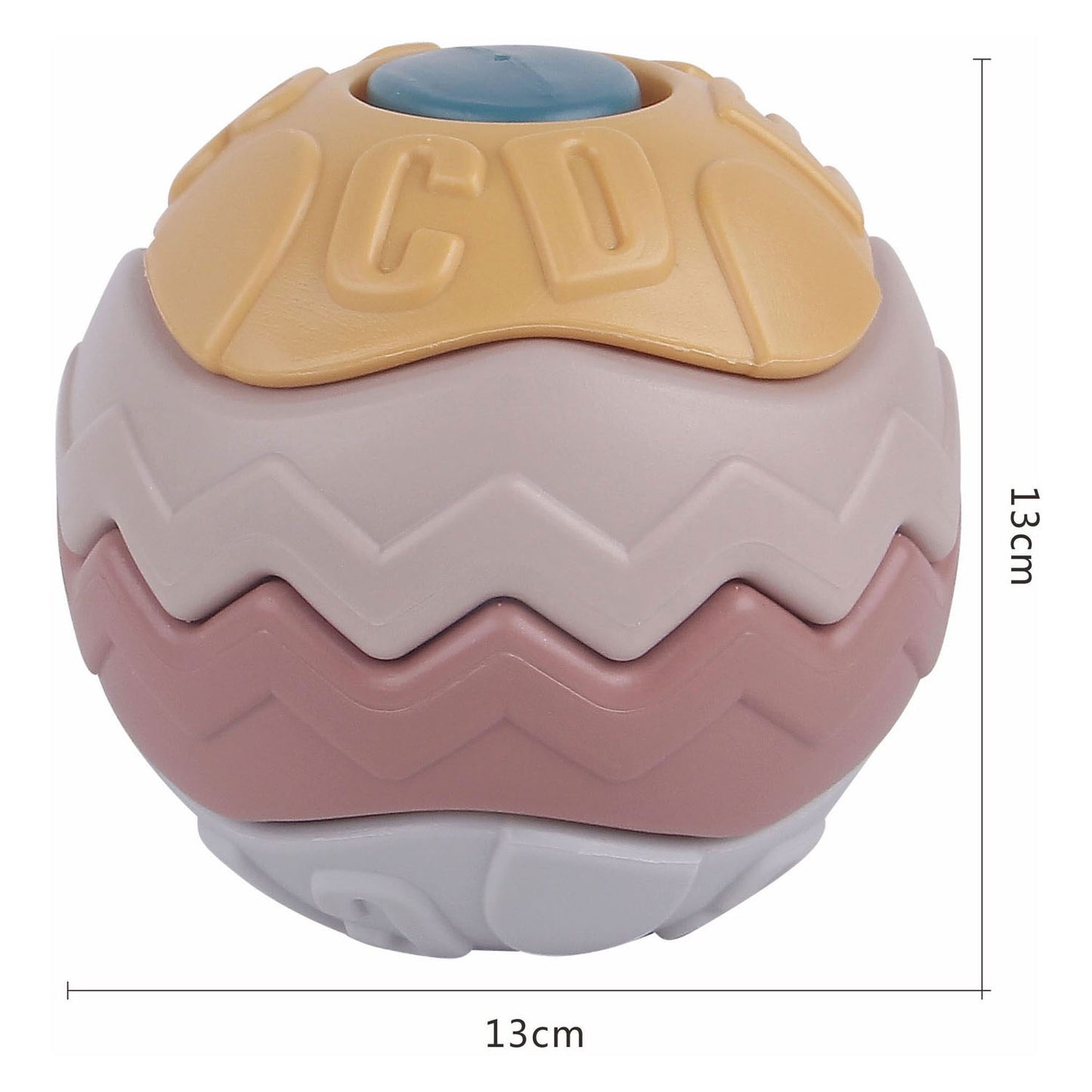 Baby puzzelbal pastel
