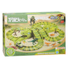 Lobbes speelgoed bv dinotrack - racebaan met dino's - 200-delige set - 3+ jaar