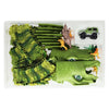 Lobbes speelgoed bv dinotrack - racebaan met dino's - 200-delige set - 3+ jaar
