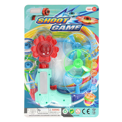 Afschiet pistool met propellers, 5dlg.