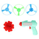 Afschiet pistool met propellers, 5dlg.
