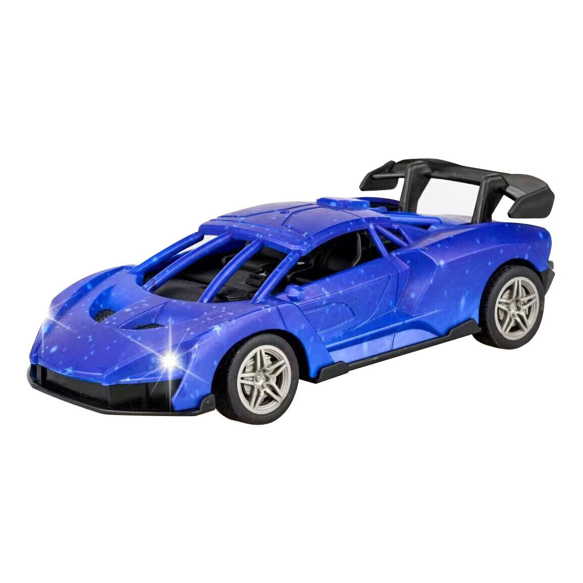 Lobbes speelgoed bv rc racewagen blauw zwart bestuurbare auto