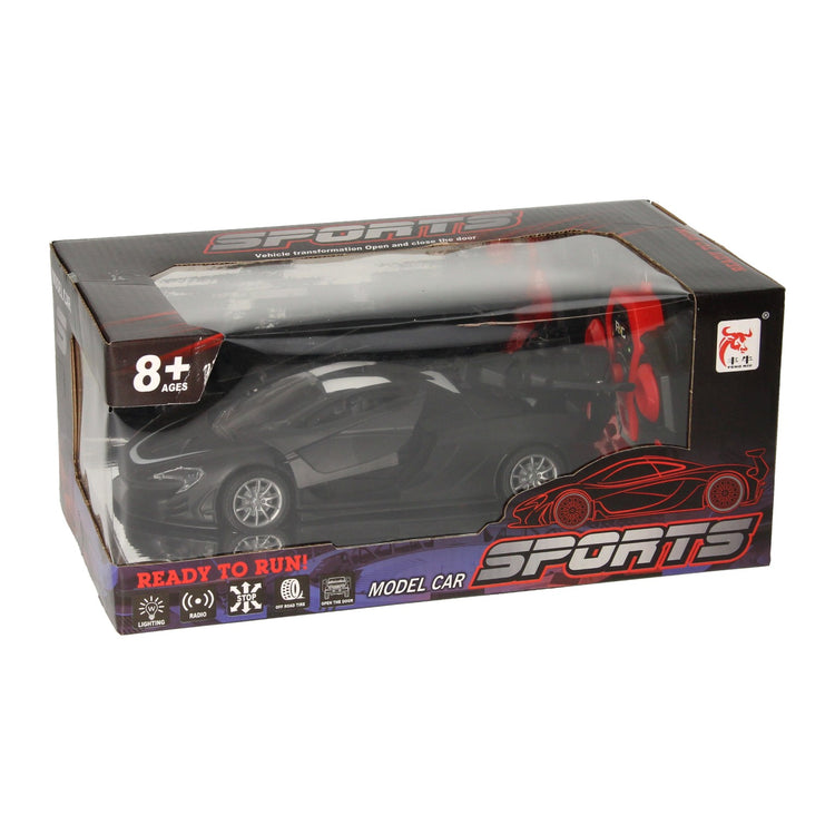 Rc sportwagen met stoomfunctie zwart