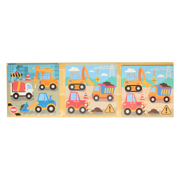 Magnetisch puzzelboek constructie