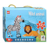Vloerpuzzel wilde dieren, 100st.