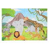 Vloerpuzzel wilde dieren, 100st.