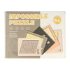 Houten impossible denkpuzzel