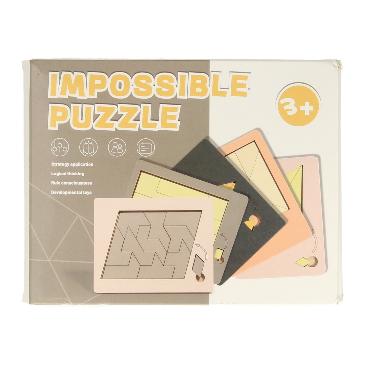 Lobbes houten impossible denkpuzzel