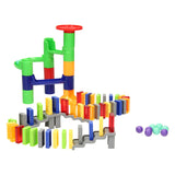 Knikkerbaan met domino, 66dlg. - afbeelding 3