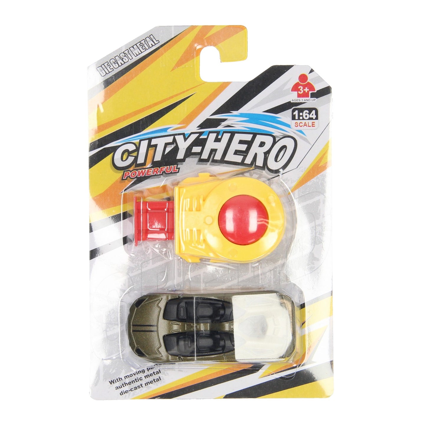 Afschietspel metalen auto