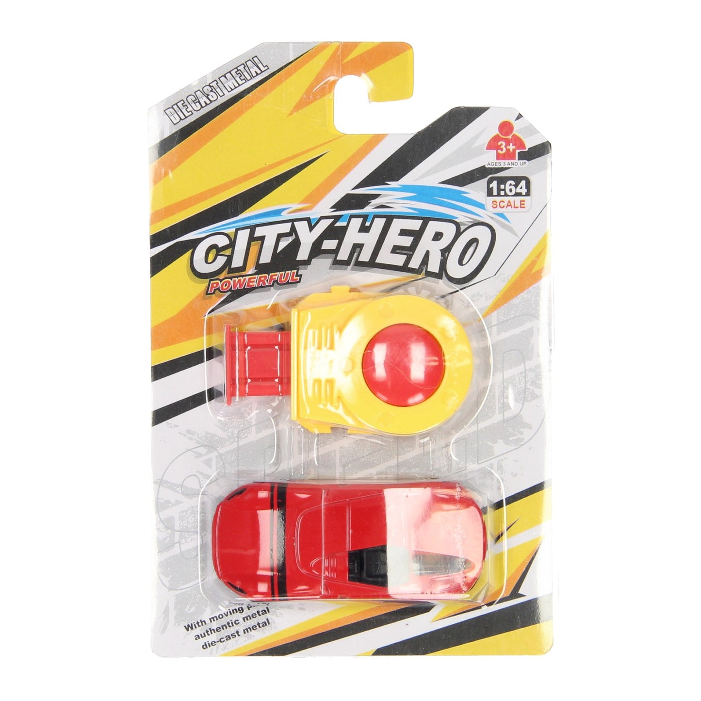 Afschietspel metalen auto