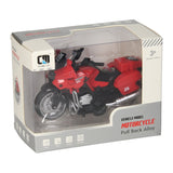 Pull-back motor rood met licht en geluid - afbeelding 2