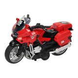 Pull-back motor rood met licht en geluid - afbeelding 1
