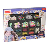 Sieraden maken kralenset pastel metallic - afbeelding 1