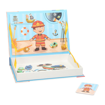 Magnetisch boek - outfits jongen, 59dlg.