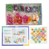 Magnetische bouwset knikkerbaan - 61dlg. - afbeelding 3