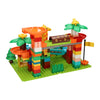 Bouwblokken muzikale ballenbaan jungle - 109dlg.