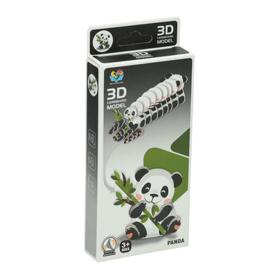 Diy 3d model puzzel - panda