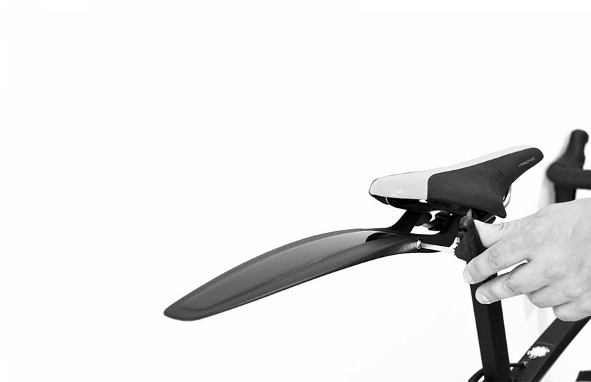 Polisport achterspatbord s-mud short op zadelbrug 16-29