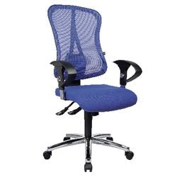 Topstar bureaustoel head point sy deluxe synchroon blauw