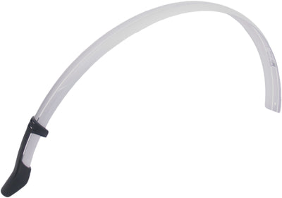 Gazelle achterspatbord 28 inch b50g wafel - zilver