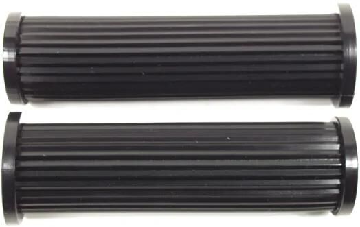 Rms rubber handvat grip rubber black closed